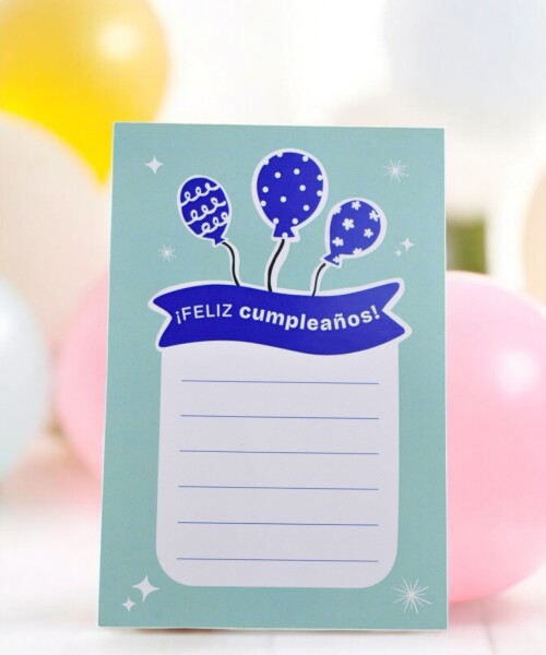 Tarjeta cumpleaños 10x15 DISEÑO 12