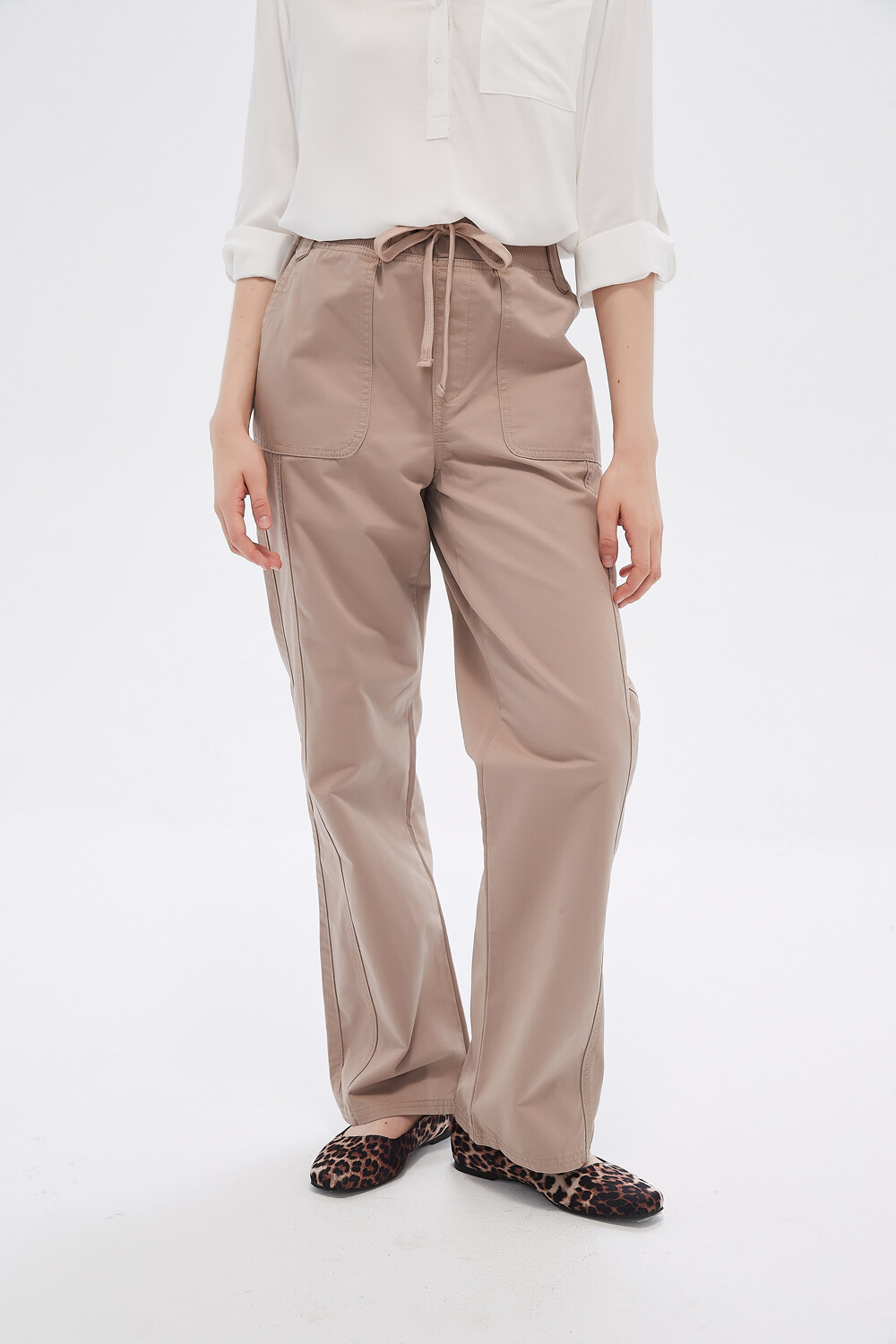 Pantalon Zazi Taupe Claro