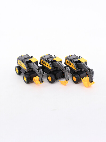 MAQUINA DE CONSTRUCCION SET x 3 AMARILLO