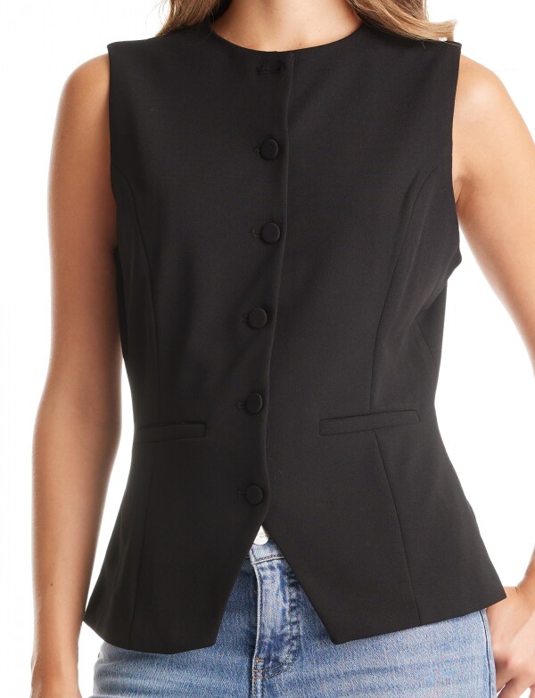 Chaleco Sastrero NEGRO