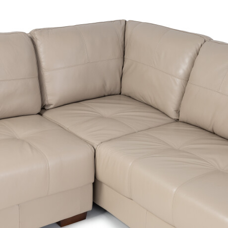 Rinconera Personale - Cuero Básico - Chaise Derecho 519 (Beige)
