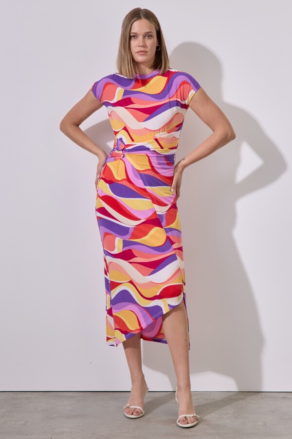 Vestido Swirl MULTI/VIOLETA