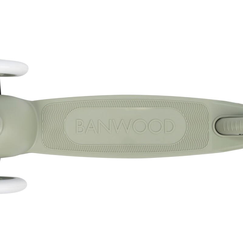 BW-ECO-SCOOTER-CC Monopatín Eco De Tres Ruedas +3 Banwood C/canasto - Olive