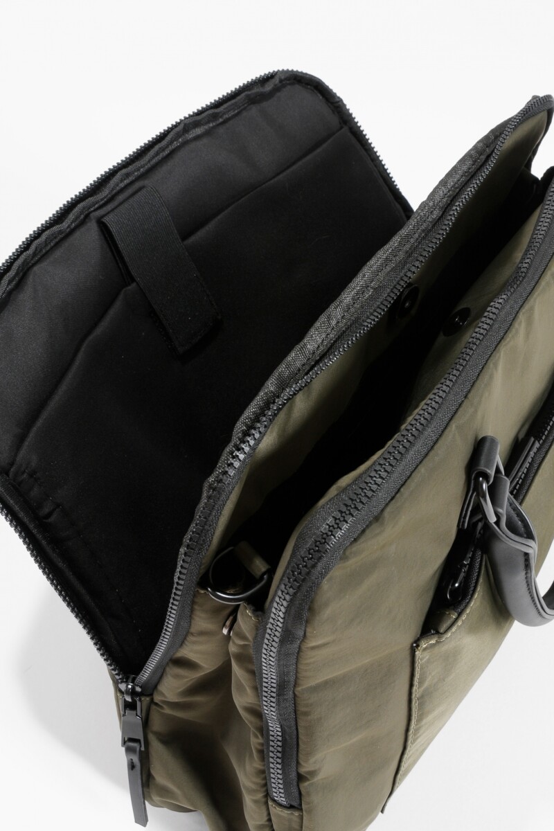 Cartera briefcase porta laptop verde