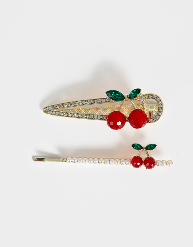 Horquillas Set Frutas Set De Horquillas Frutas - Combinacion Bicolor