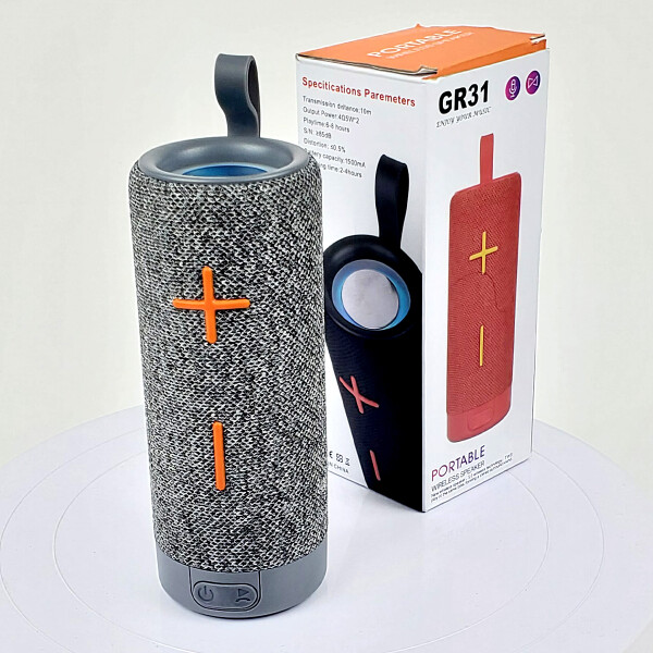 Parlante Portátil Ledstar Gr31 GRIS