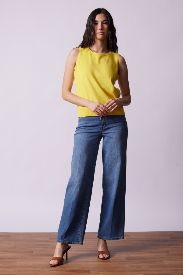 Musculosa Tejida AMARILLO