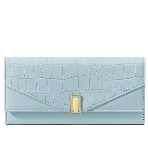 Billetera para dama color celeste Billetera Para Dama Color Celeste