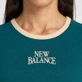 Remera New Balance de Dama - Trackside - WT61Y33QAAV GREEN
