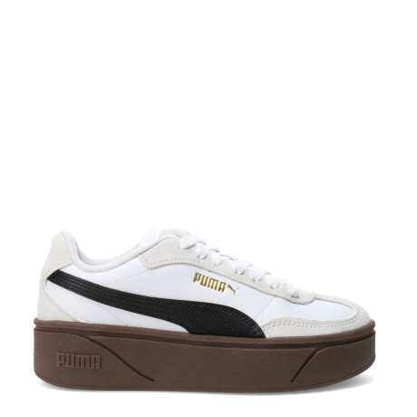 Championes de Mujer Puma Club II Era Platform Blanco - Marrón