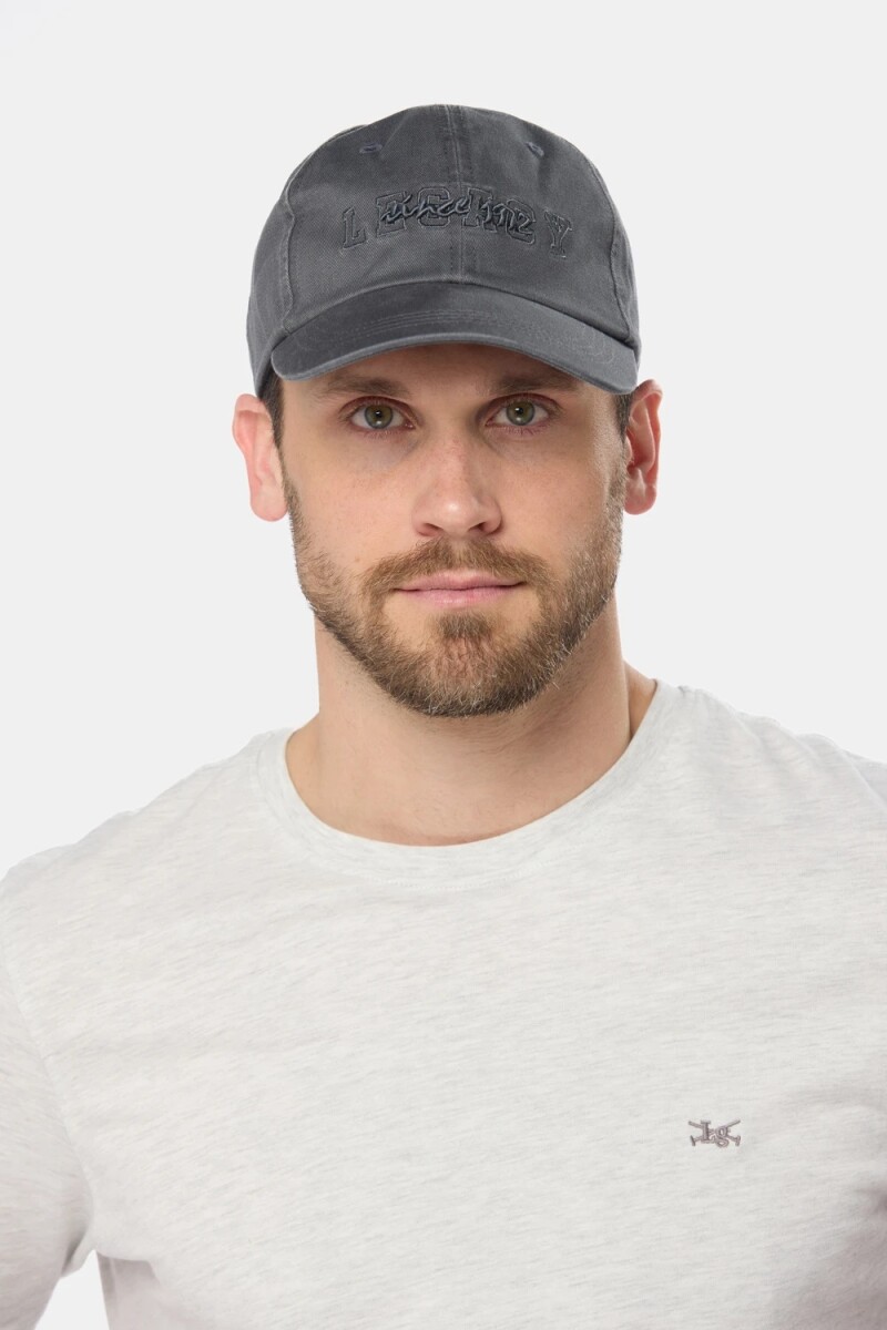 GORRO LEGACY 45076 PARCHE CUERO - NEGRO 