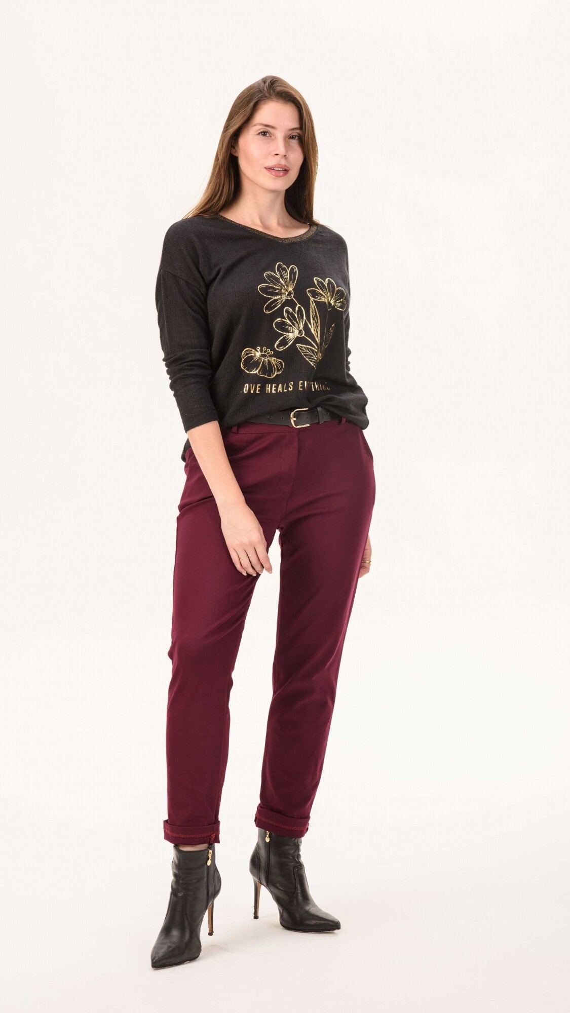 Pantalón Tahití Bordó