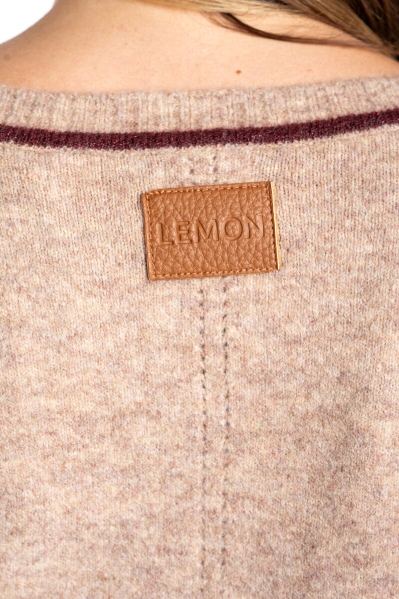 Sweater Combinado Mocha