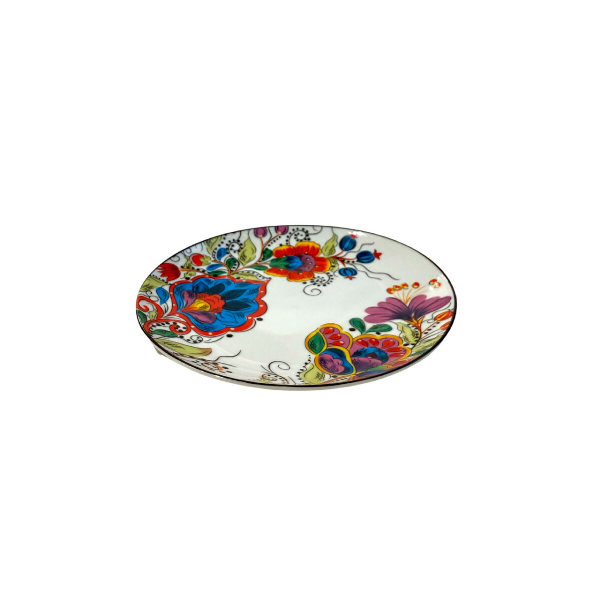 Plato de postre Floral 20cm 