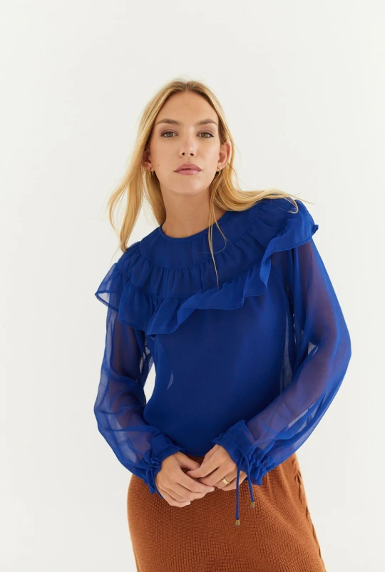 Blusa Fine Azul