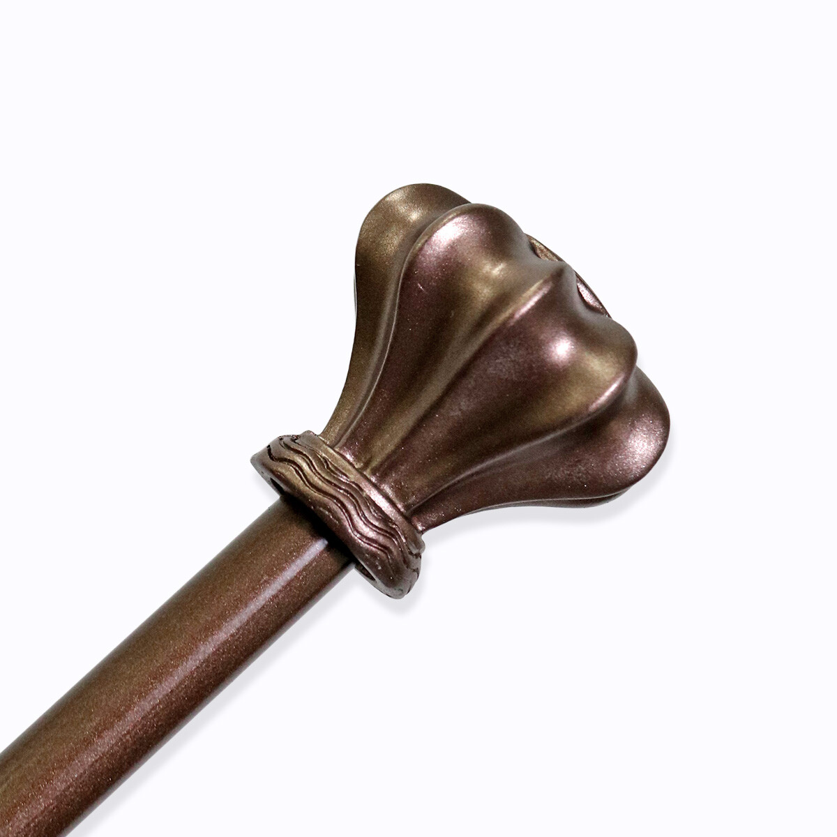 VARA METAL BRONCE P/CORTINA 218-304.8CM 