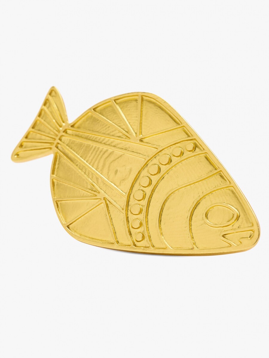 Pendiente Almara dorado