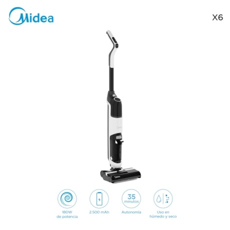 Aspiradora Midea Trapeadora Wet-dry 3 En 1 X6 Aspiradora Midea Trapeadora Wet-dry 3 En 1 X6