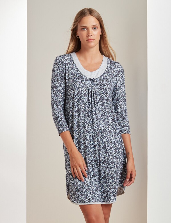 Camisón Print AZUL/MULTI