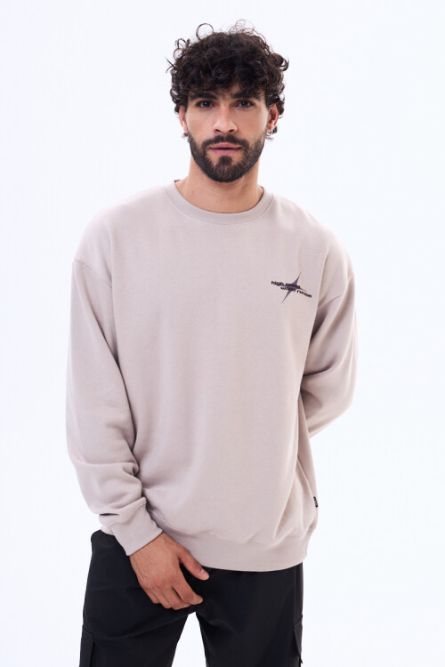 Buzo de felpa Aracaju Beige