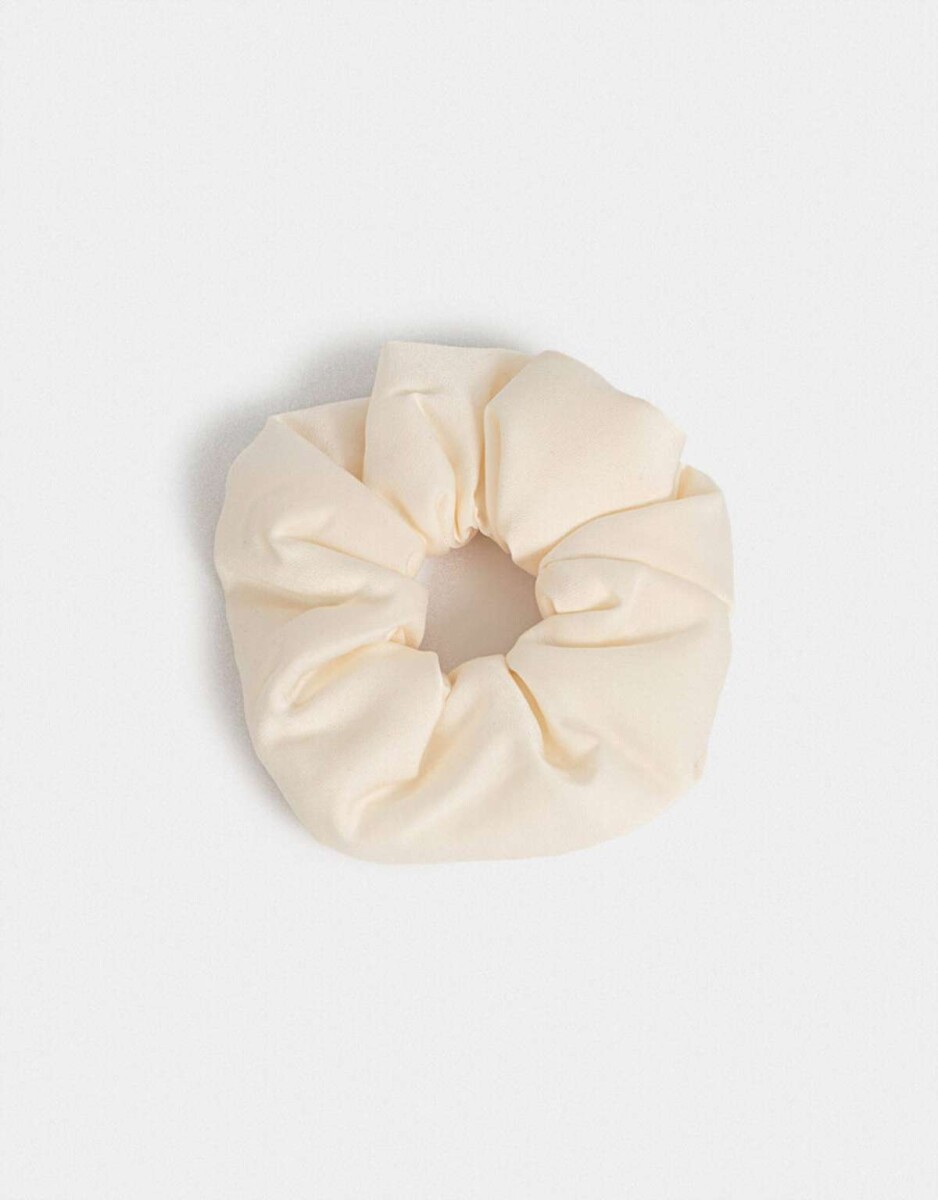 Scrunchie Puffy - Blanco Crudo 
