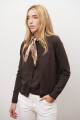 CARDIGAN TWIN MARRON