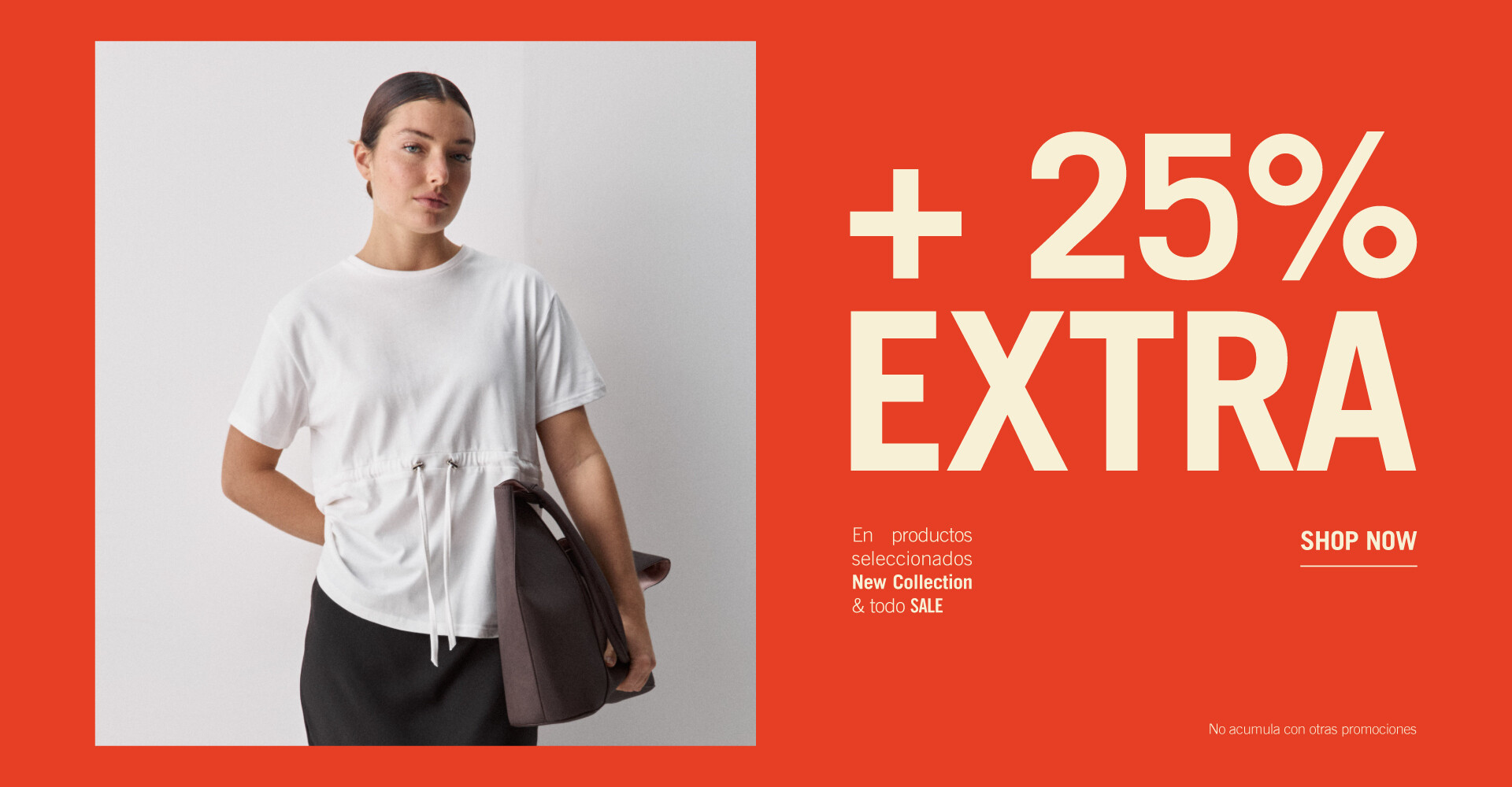 25% off en seleccionados new arrivals + sale