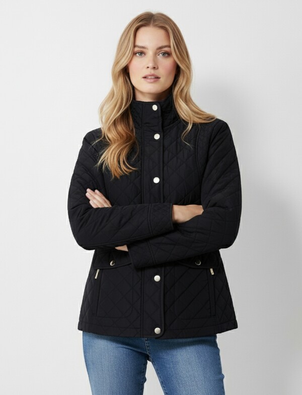 Campera Capitoneada NEGRO