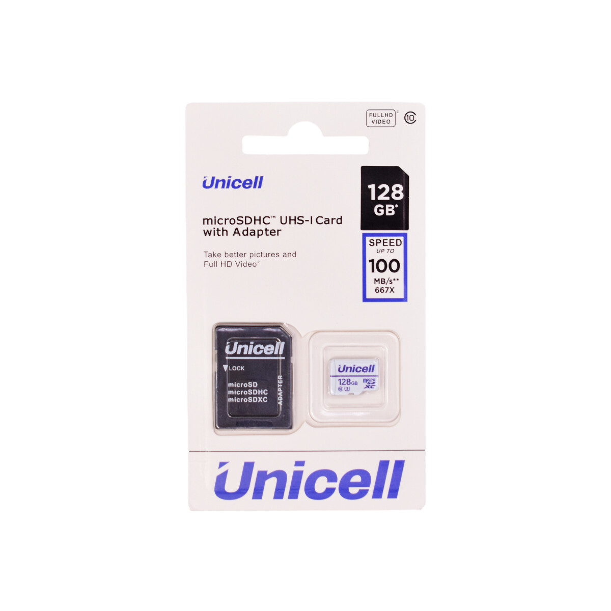 Tarjeta de memoria microSDHC Unicell 128 GB 