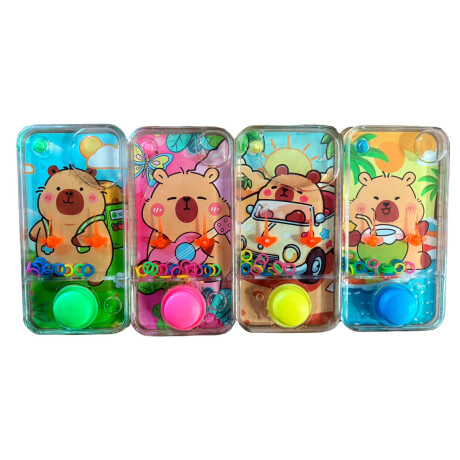 Juego Aguax24 Cotillón Maquinita Sorpresitas Infantil Capibara