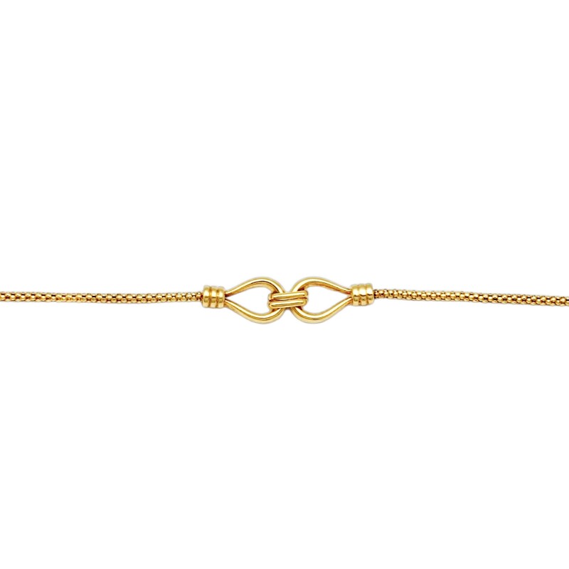 Pulsera Lazos córdon-Oro bajo-Sin Piedra-PU8047 sinpiedra
