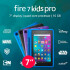 Tablet Fire 7 Kids Pro 16 Gb De 9.ª Generación TABLET AMAZON FIRE KIDS PRO 7 16GB NEGRO