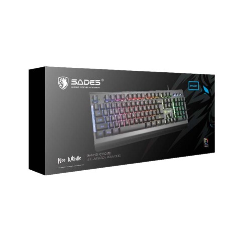 Teclado Gamer Sades RGB Neo Whistle Teclado Gamer Sades RGB Neo Whistle