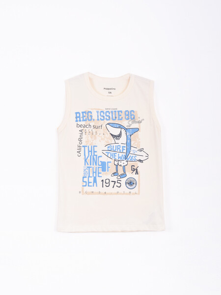 MUSCULOSA NIÑO BALANCE OFF WHITE