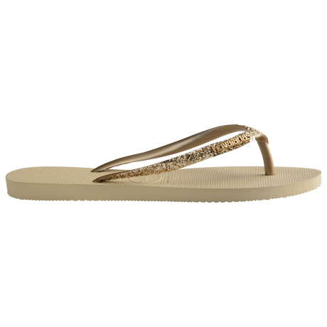 Sandalia de Mujer Havaianas Slim GLitter II Beige Arena