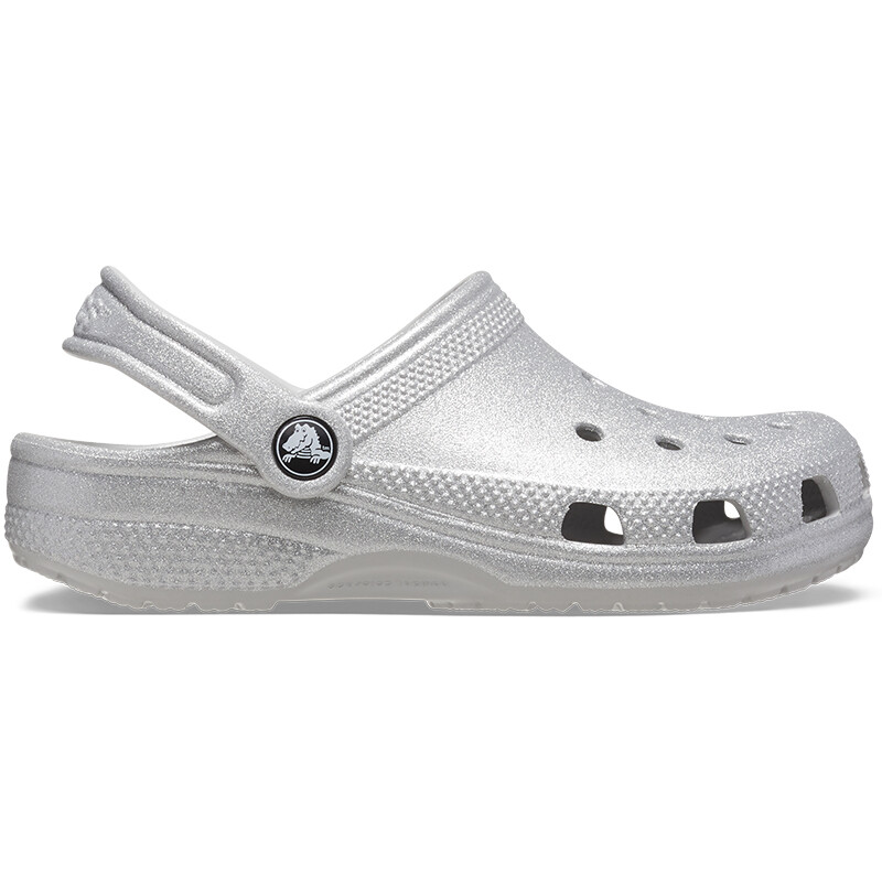 Classic Clog Glitter Gris