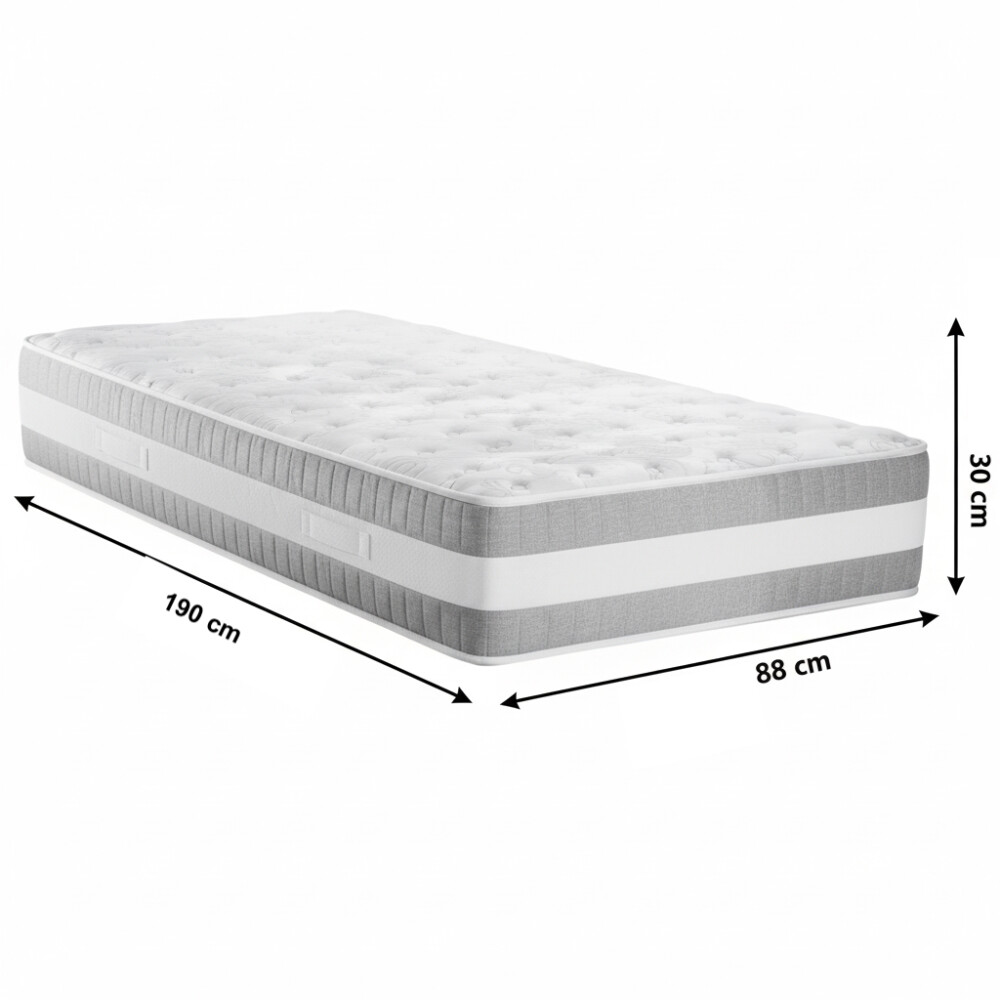 COLCHÓN UNA PLAZA ORTOPEDICO ESPUMA Y RESORTES - ALTURA 30CM COLCHÓN UNA PLAZA ORTOPEDICO ESPUMA Y RESORTES - ALTURA 30CM