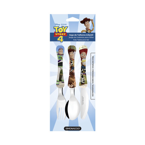 Set X3 Cubiertos Infantiles Simonaggio 15 cm Toy Story U
