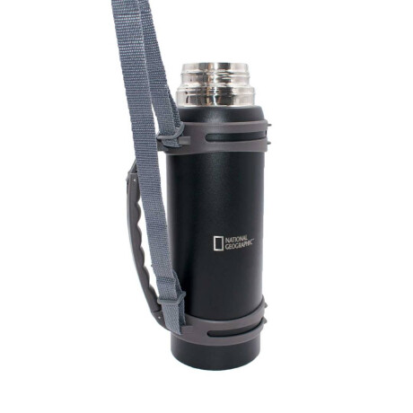 Termo National Geographic Con Asa 1.5 Lts Negro