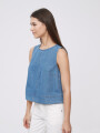 Blusa Wonk Azul Medio