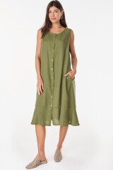 Vestido Henna Verde