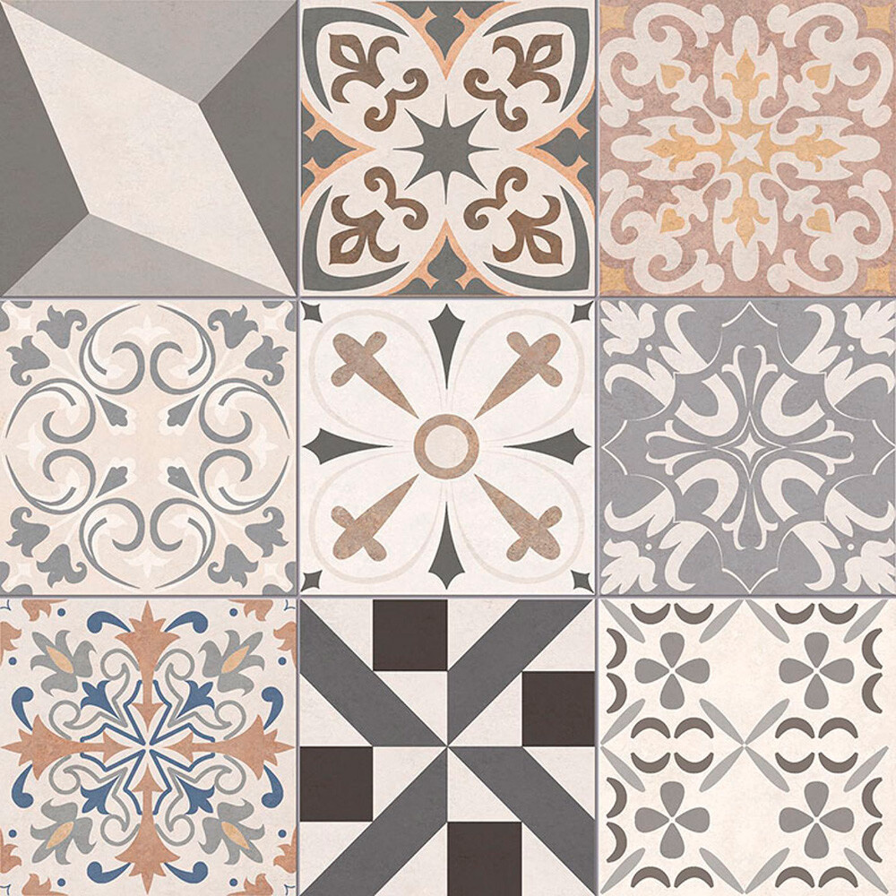 CERÁMICA DECORADA ALMEIDA REF.62HDA16 RECTIFICADA "A" 62X62 CM Cerámica Decorada Almeida Ref.62hda16 Rectificada "a" 62x62 Cm