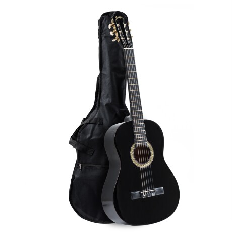 GUITARRA CLÁSICA MEMPHIS 851 NEGRO CON FUNDA GUITARRA CLÁSICA MEMPHIS 851 NEGRO CON FUNDA
