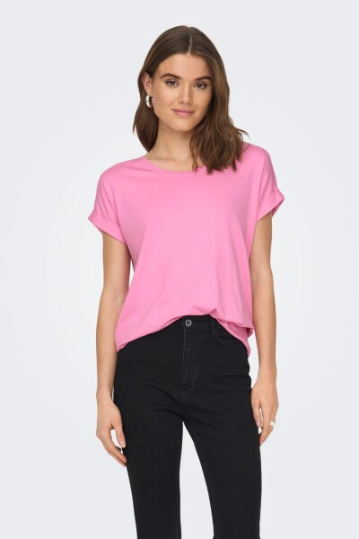 Camiseta Moster Cuello Redondo Begonia Pink