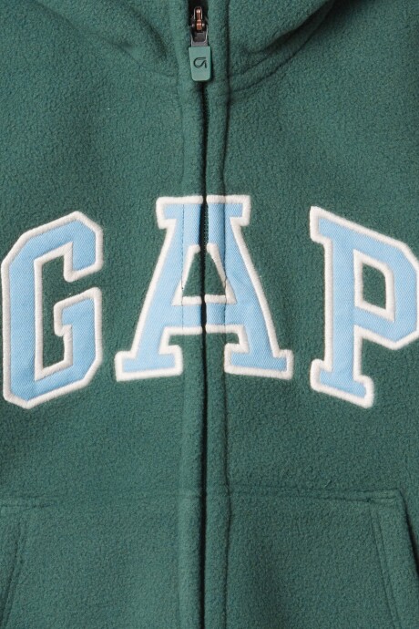 Canguro Polar Con Cierre Logo Gap Toddler Niño Moores Green