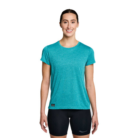 Remera Saucony de Dama - SAW800370IKH INK HEATHER