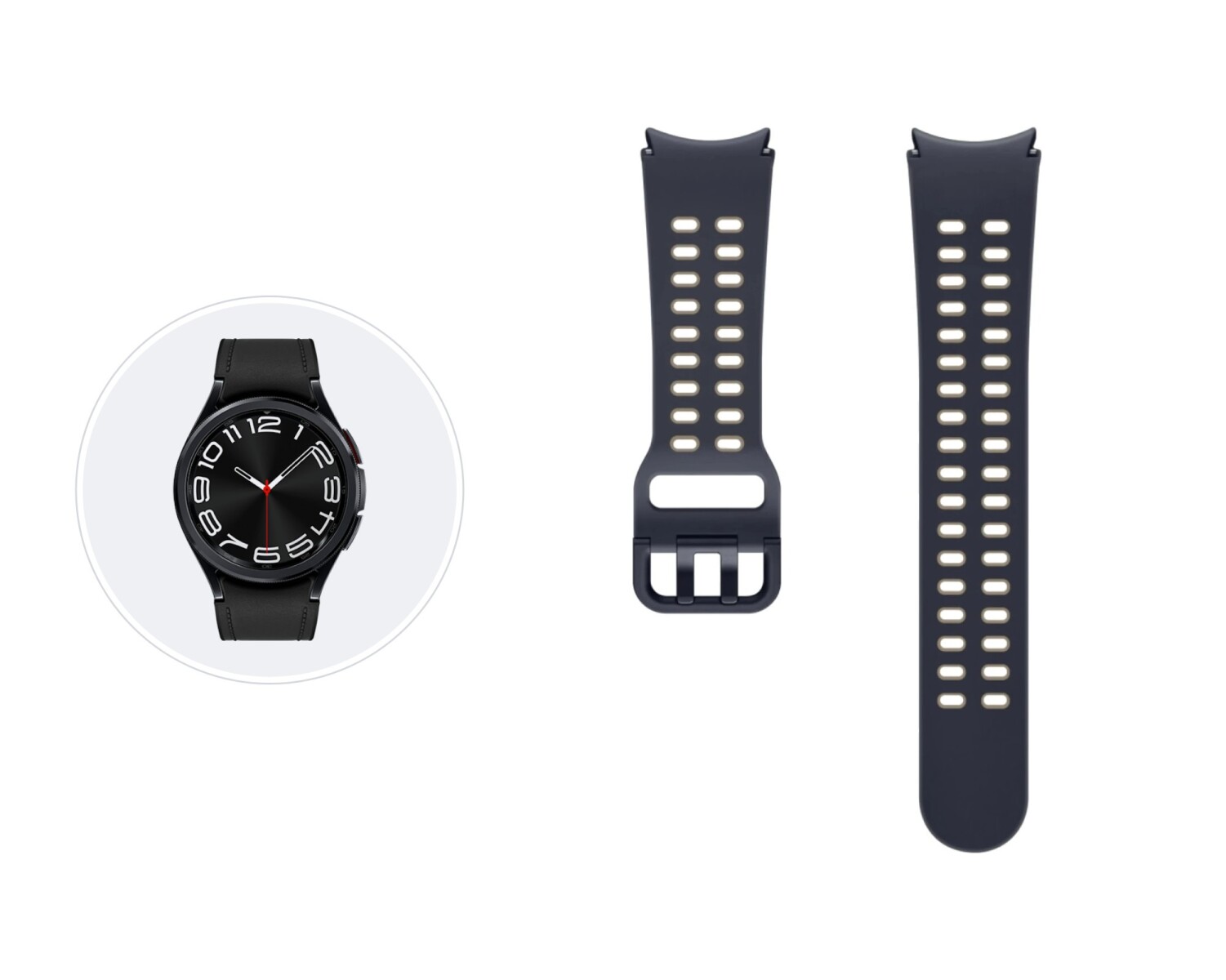 Correa Samsung Extreme Sport Band (S/M) para Galaxy Watch6 - Black 