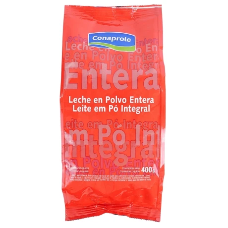 LECHE EN POLVO ENTERA CONAPROLE 400 G LECHE EN POLVO ENTERA CONAPROLE 400 G