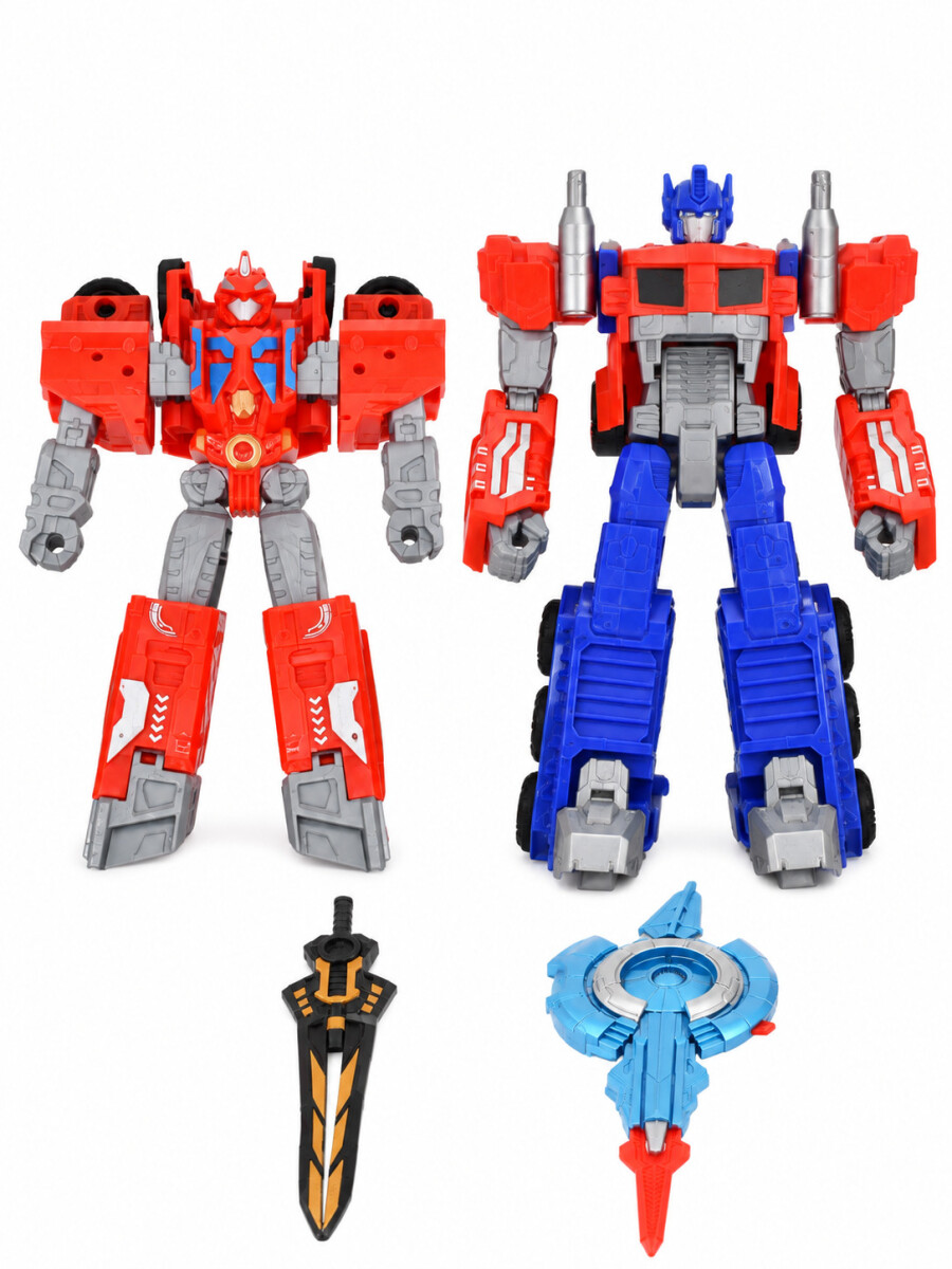 ROBOT TRANSFORMERS SET X2 - MULTICOLOR. 