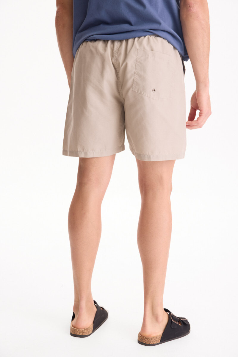 Short De Baño Marina Beige